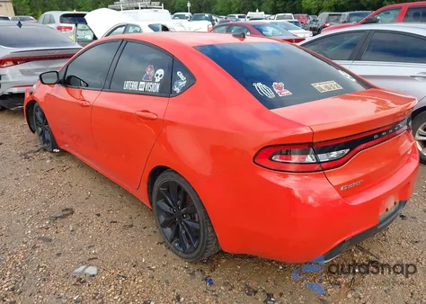 2016 Dodge Dart Gt z USA, uszkodzony, nr VIN 1C3CDFEB2GD749940